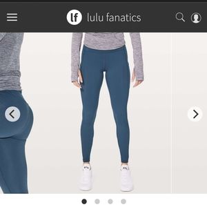 Lululemon Speed up tights, 25" size 4